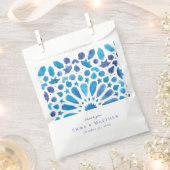 Aquarellblau Geschenktütchen (Ausgeschnitten)