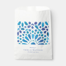 Aquarellblau Geschenktütchen