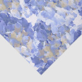 Aquarellblau Hydrangea-Blume Gewebepapier Seidenpapier (Ausschnitt)