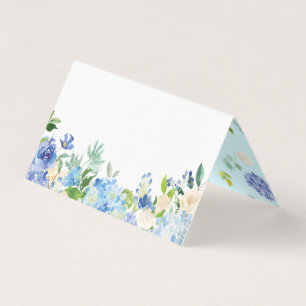 Aquarellblau Hydrangea Blumengarland