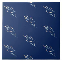 Aquarellblau-Korallenrosa Algen im Küstenstil