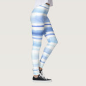 Aquarellblau Leggings (Rechts)