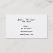 Aquarellblau-Quallen-Stranddesign Visitenkarte (Rückseite)