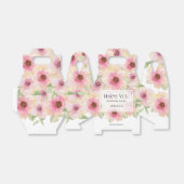 Aquarellblau Rosa Floral Vielen Dank Geschenkschachtel (Ungefaltet)