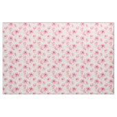 Aquarellblau Rosa Rose Stoff (Yard (91,4 cm))