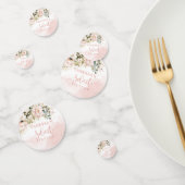 Aquarellblau Rose Eukalyptus 16 . Geburtstag Konfetti (Gruppe)