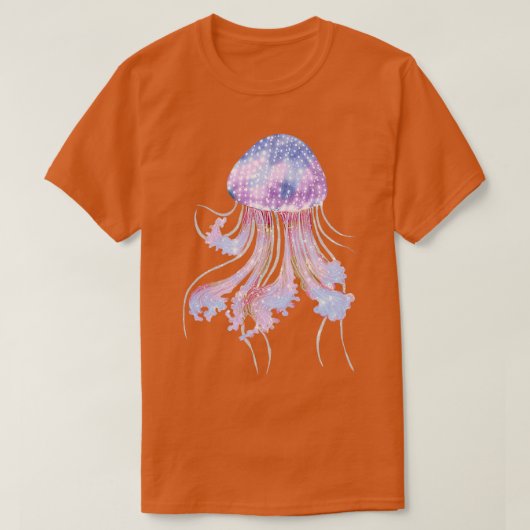 Aquarellblau T-Shirt (Design vorne)