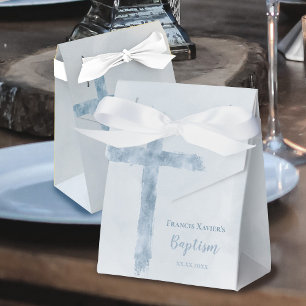 Aquarellblau Taufe Taufe Taufe Box Geschenkschachtel