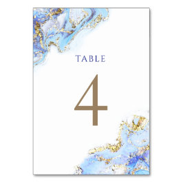 Aquarellblau, Tischnummer 4