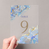Aquarellblau, Tischnummer 9 (Insitu (Handheld))