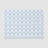 Aquarellblau und Navy Ribbon Seidenpapier (Vorderseite)