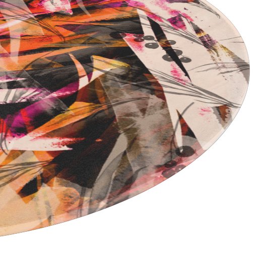 Aquarellblau, Vintager abstrakter Hintergrund. Schneidebrett (Ecke)