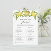 Aquarellblau - Was ist auf dem Telefon? Begleitkarte (Stehend Vorderseite)