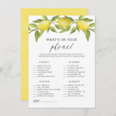 Aquarellblau - Was ist auf dem Telefon? Begleitkarte (Vorne/Hinten)