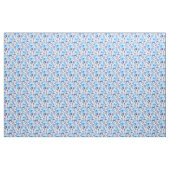 Aquarellblaue Blumen 2 Stoff (Yard (91,4 cm))