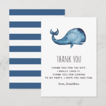 Aquarellblaue Marine niedlicher Wal. Kindergeburts