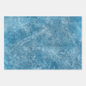 Aquarellblaue Meerestextur Geschenkpapier Set (Vorderseite 2)