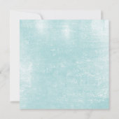 Aquarellblaue Princess-Modelabine (Rückseite)