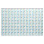 Aquarellblaues Starfish-Muster Stoff (Fat Quarter (45,7 x 55,9 cm))