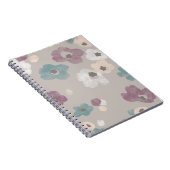 Aquarellbloms Journal - Taupe Notizblock (Rechte Seite)