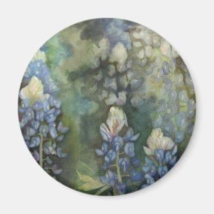 AquarellBluebonnets Magnet