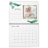 Aquarellblume |12 Foto Kalender mit Anmerkungen Ca (Jan 2026)