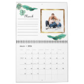 Aquarellblume |12 Foto Kalender mit Anmerkungen Ca (Mär 2026)