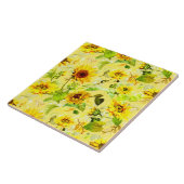 Aquarellblume 2 fliese (Seite)