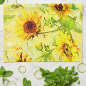 Aquarellblume 2 geschirrtuch (Gefaltet)