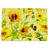 Aquarellblume 2 große geschenktüte (Rückseite)