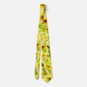 Aquarellblume 2 krawatte (Rückseite)