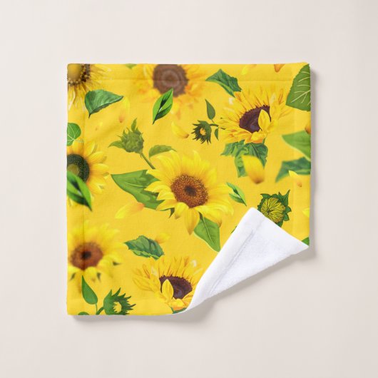 Aquarellblume 3 badhandtuch set (Waschlappen)