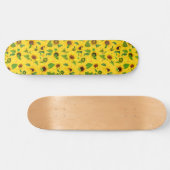 Aquarellblume 3 skateboard (Horizontal)