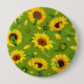 Aquarellblume 4 button (Vorderseite)