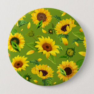 Aquarellblume 4 button