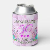 Aquarellblume 50 und fabelhaft dosenkühler (Kanne Vorderseite)