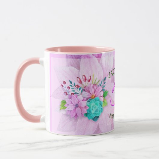 Aquarellblume 50 und fabelhaft tasse (Links)