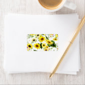 Aquarellblume 7 adressaufkleber (Insitu)