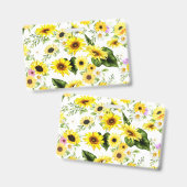 Aquarellblume 7 ausweis (Vorder- & Rückseite)