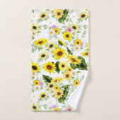 Aquarellblume 7 badhandtuch set (Handtuch)