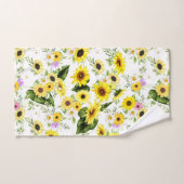 Aquarellblume 7 badhandtuch set (Handtuch)