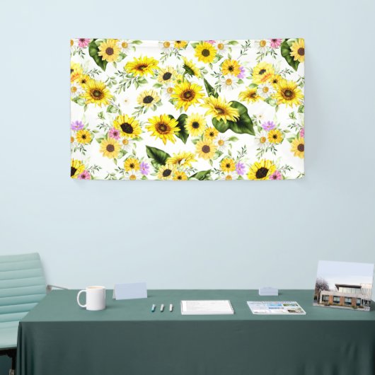 Aquarellblume 7 banner (Messeveranstaltung)