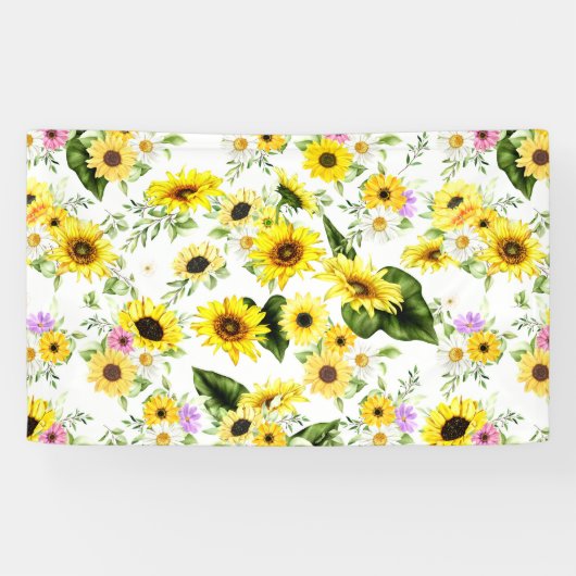 Aquarellblume 7 banner (Horizontal)