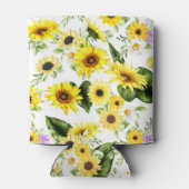 Aquarellblume 7 dosenkühler (Rückseite)