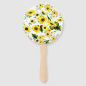 Aquarellblume 7 fächer (Rückseite)