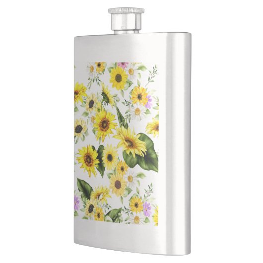 Aquarellblume 7 flachmann (Links)