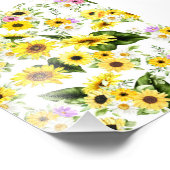 Aquarellblume 7 fotodruck (Ecke)