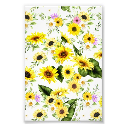 Aquarellblume 7 fotodruck (Vorne)