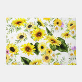 Aquarellblume 7 fußmatte (Vorderseite)