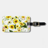 Aquarellblume 7 gepäckanhänger (Vorderseite horizontal)